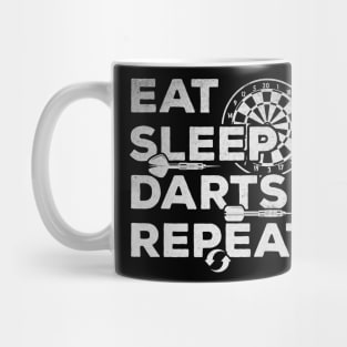 Darts player eat sleep darts repeat i playing Mug